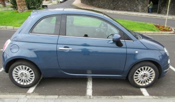 Fiat 500 1.2 cc, 2014, Azul lleno