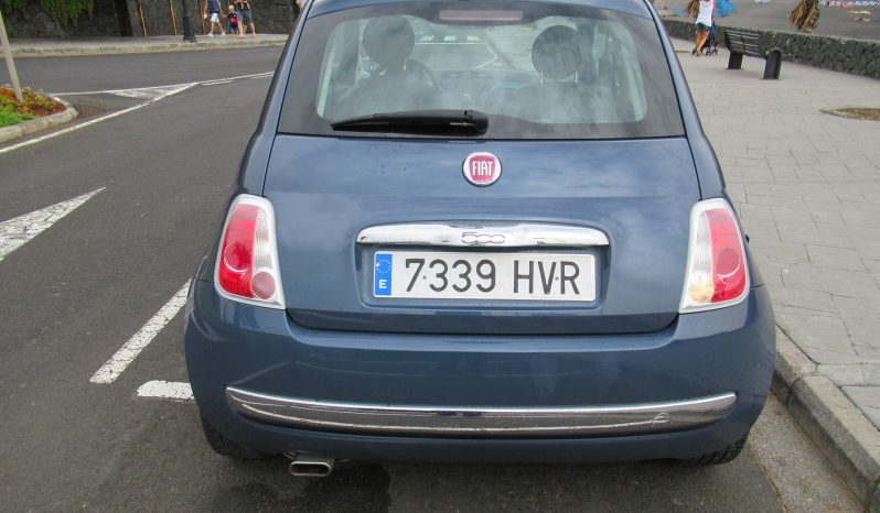 Fiat 500 1.2 cc, 2014, Azul lleno