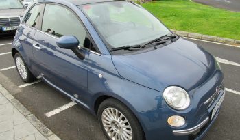 Fiat 500 1.2 cc, 2014, Azul lleno